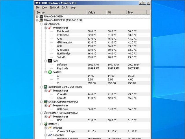 Tính năng nổi bật của CPU Cpuid HWMonitor