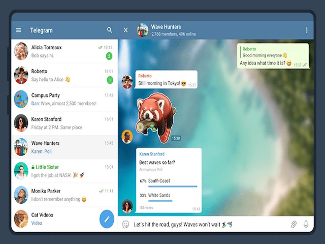 Tính năng nổi bật của phần mềm Telegram mới nhất