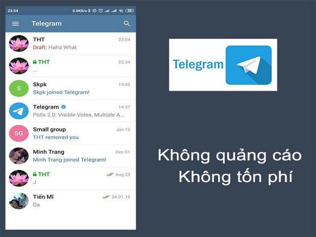 Tính năng nổi bật của phần mềm Telegram nhanh nhất 2021