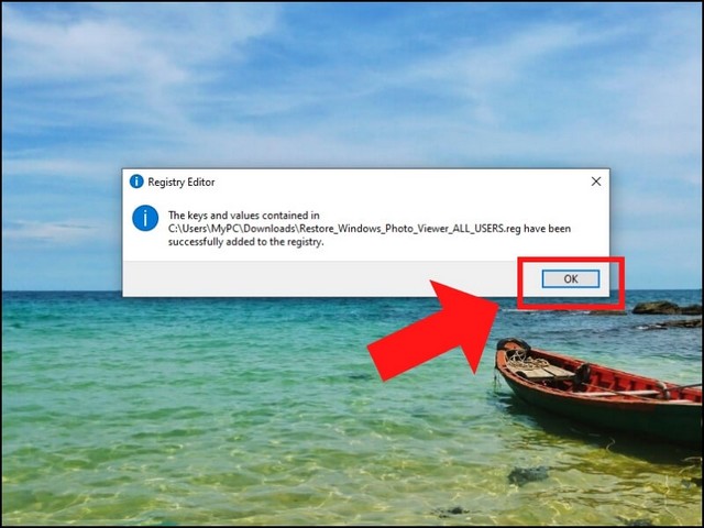 Hướng dẫn lấy lại Windows Photos Viewer bằng file .reg nhanh nhất
