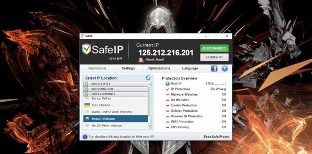 Hướng dẫn sử dụng phần mềm SafeIP miễn phí