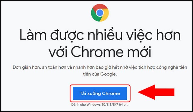 Hướng dẫn tải và cài đặt phần mềm Google Chrome