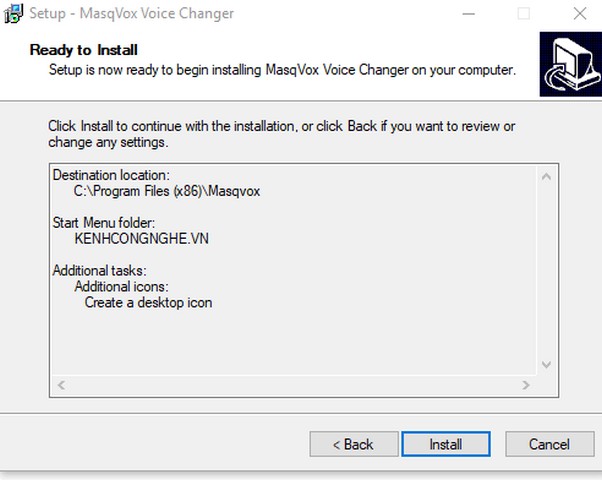 Hướng dẫn tải và cài đặt phần mềm MasqVox Voice Changer miễn phí 2021