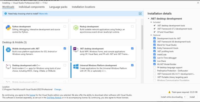 Hướng dẫn tải và cài đặt phần mềm Microsoft Visual Studio đầy đủ