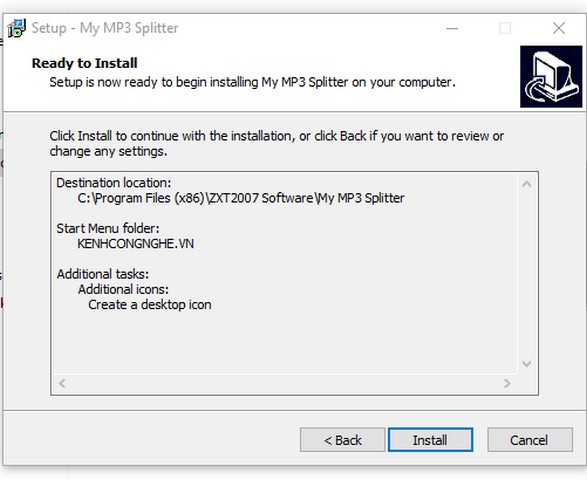Hướng dẫn tải và cài đặt phần mềm My MP3 Splitter mới nhất 2021