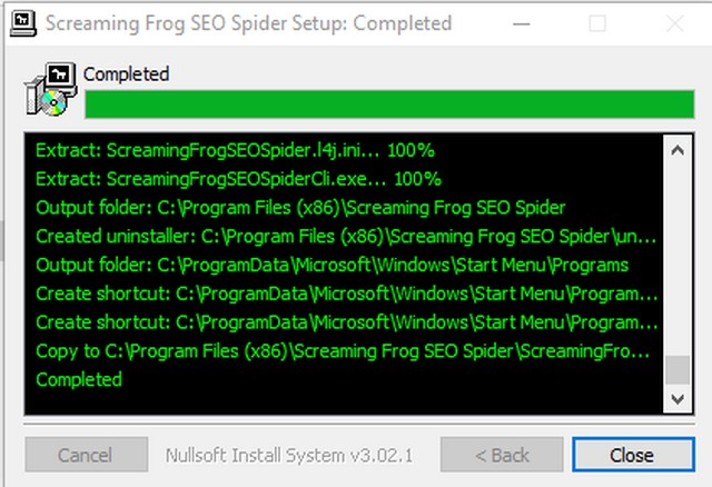 Hướng dẫn tải và cài đặt phần mềm Screaming Frog SEO Spider VS Beam Us Up nhanh nhất