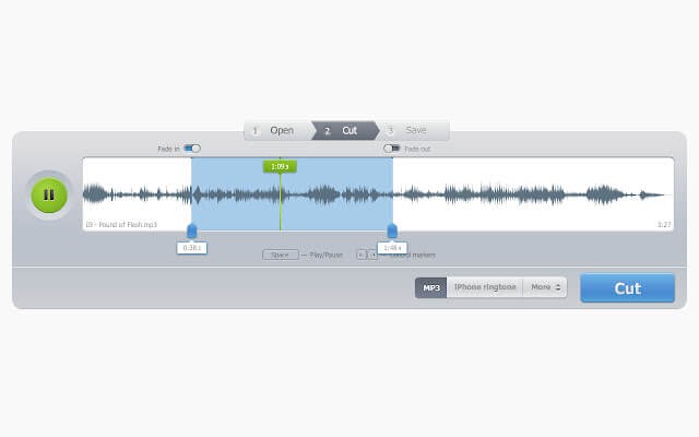 Hướng dẫn sử dụng phần mềm cắt file mp3 Audio Cutter trực tuyến
