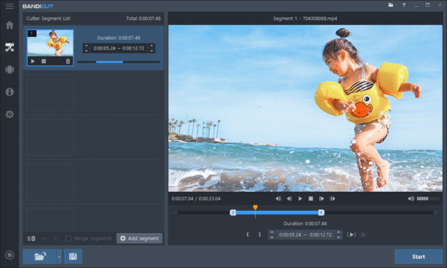 Tải phần mềm Bandicut cắt video đa định dạng mới nhất