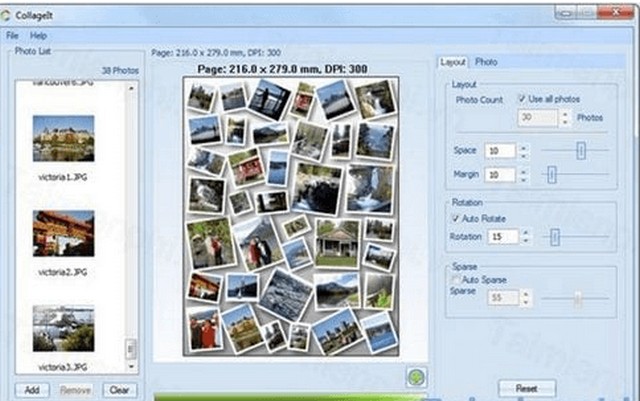 Tải phần mềm CollageIt – Cắt ghép ảnh tự động miễn phí