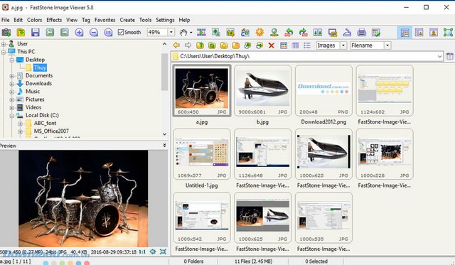 Tải phần mềm FastStone Image Viewer 7.5 – Quản lý hình ảnh