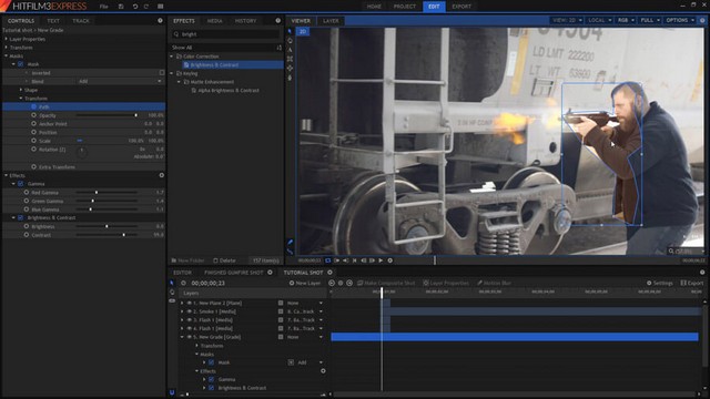 Tải phần mềm HitFilm Express chỉnh sửa video làm phim chuyên nghiệp