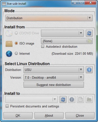Tải phần mềm LiveUSB Install – Tạo USB chạy hệ điều hành Linux