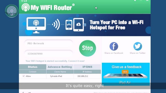 Tải phần mềm My WIFI Router – Biến laptop thành trạm phát wifi