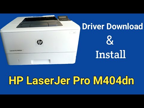 #1 HP laserJet pro M404dn Printer Software/driver Download & Install very Easily Bangla in 2021 Mới Nhất