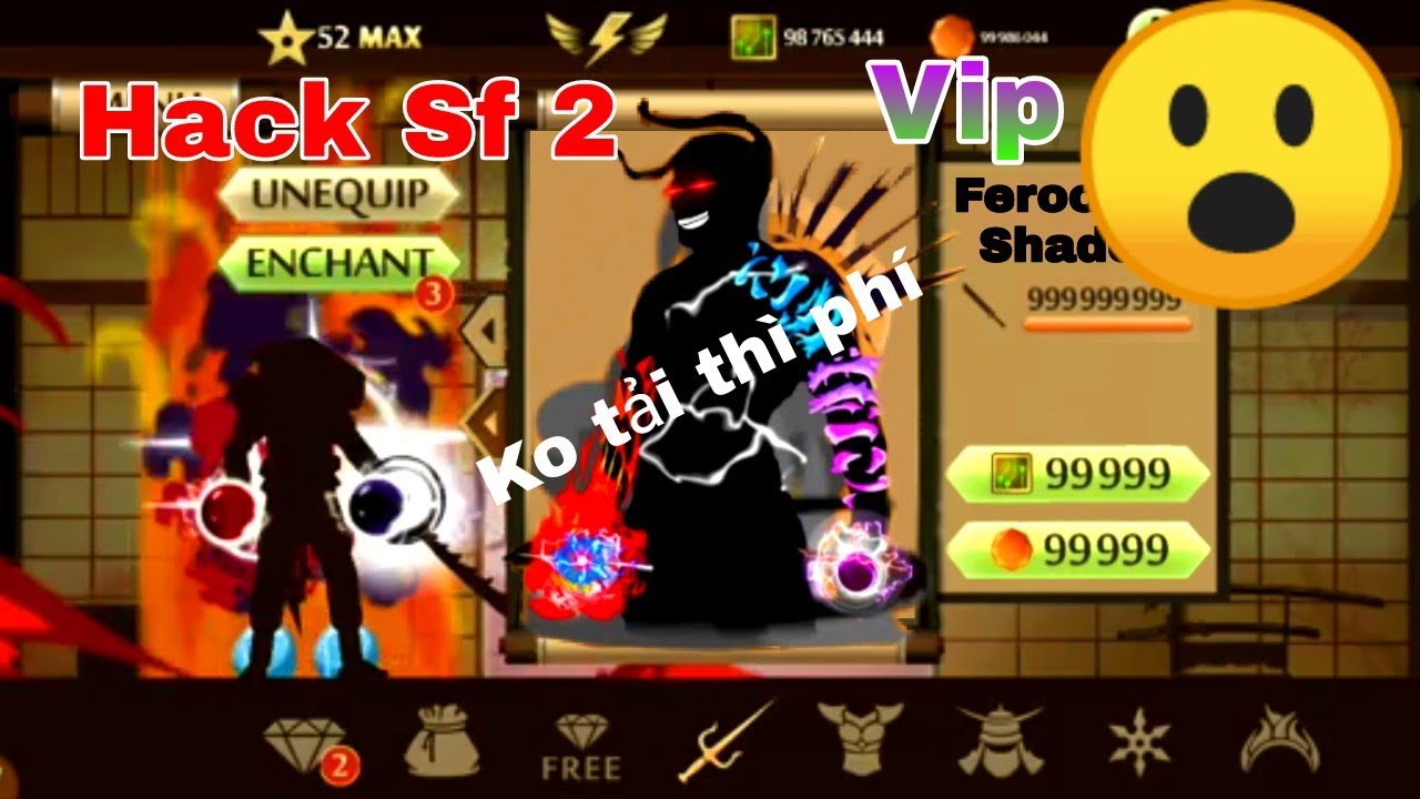 #1 Hướng Dẫn Mod Shadow Fight 2 Vip – Ferocious Shadow + Free Download Mới Nhất