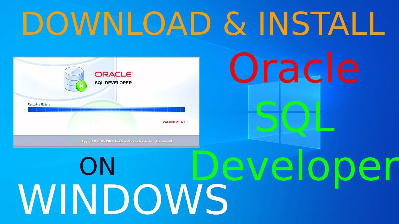 #1 How to Install Oracle SQL Developer on Windows 10 | Download / Install Oracle SQL Developer Mới Nhất