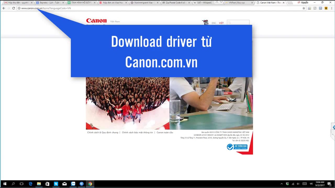 #1 Hướng dẫn cài Driver Wifi máy in Canon Pixma G3000 trên Win10 – 64bit Mới Nhất