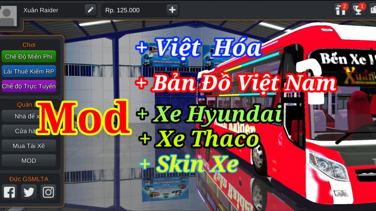 #1 Hướng dẫn việt hóa game bus simulator indonesia | mod xe thaco | hyundai | mod skin xe Mới Nhất