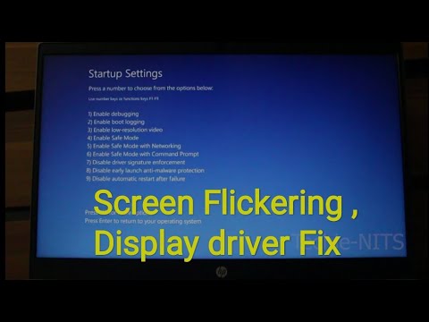 #1 How to fix Screen Flickering , display driver issue in  HP windows 10 laptop Mới Nhất