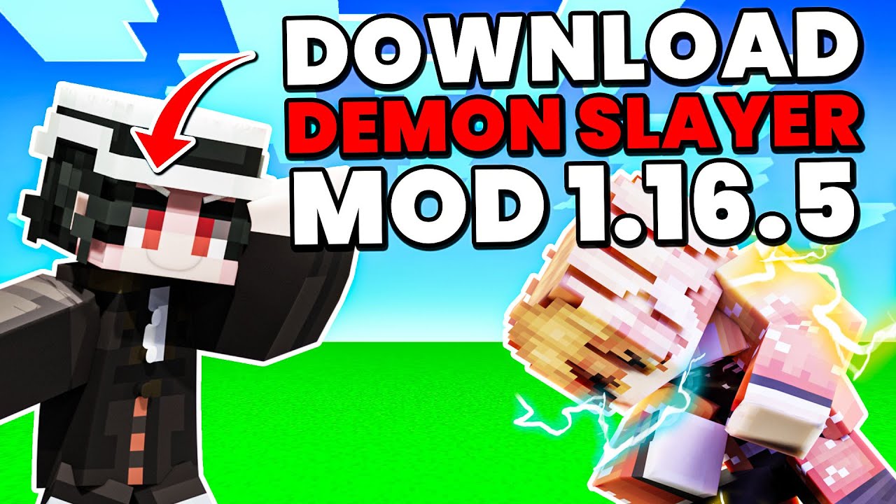 #1 How to Download the Minecraft DEMON SLAYER Mod! (No Lag & English Text) Mới Nhất