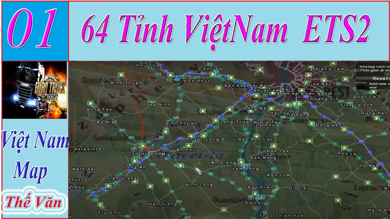 #1 ETS2 #1 (New) Mod Map 63 Tỉnh Việt Nam- Hướng dẫn -Euro Truck Simulator 2- Đơn giản,dễ thực hiện Mới Nhất