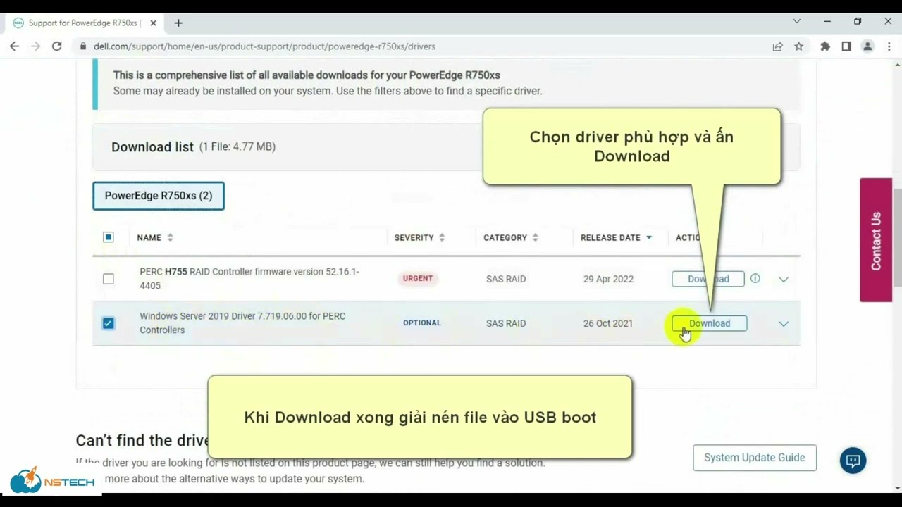 #1 Hướng dẫn tải Driver và khắc phục lỗi cài Win không thấy ổ cứng trên Server Dell | NSTech Việt Nam Mới Nhất