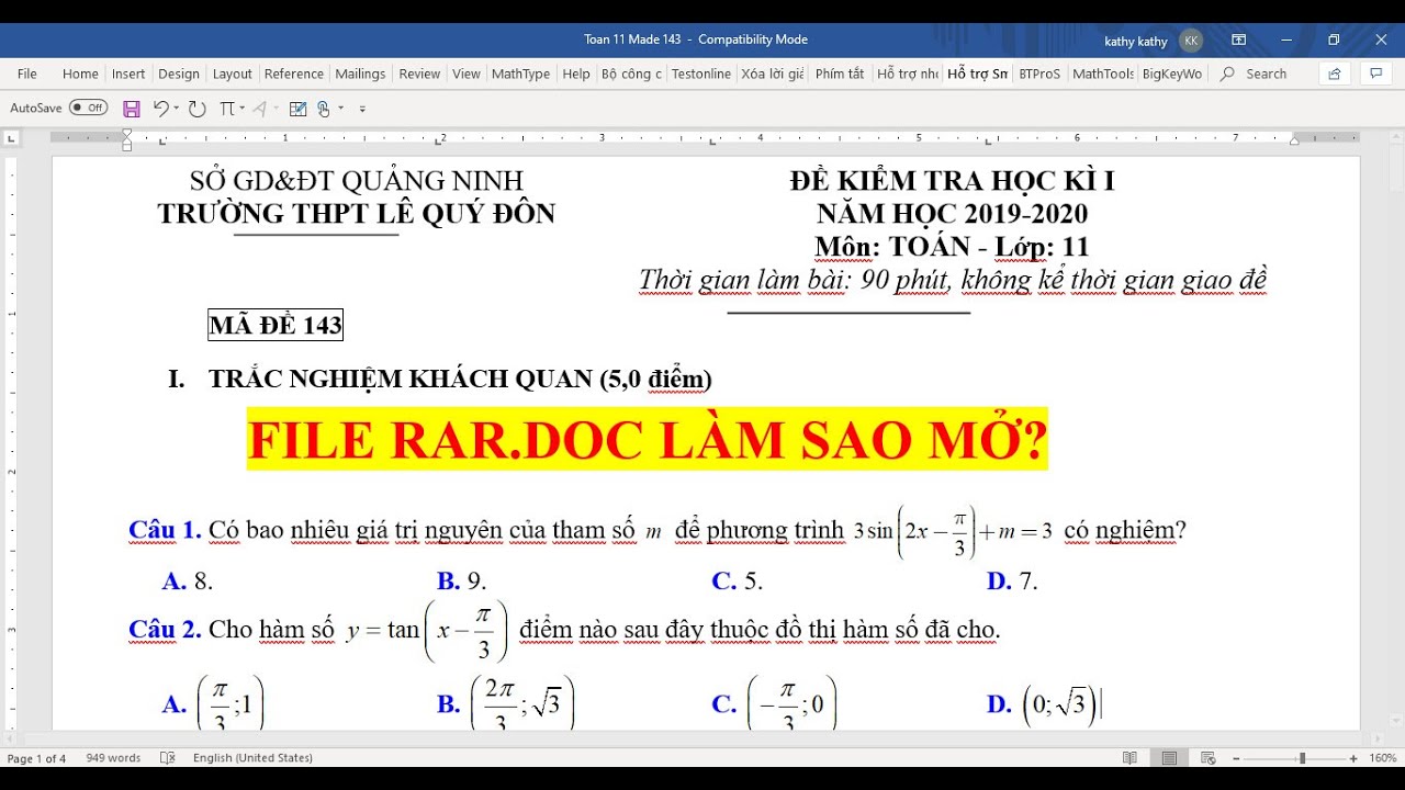 #1 Hướng dẫn cách mở file tài liệu dạng rar doc tải trên face về máy tính dễ dàng|Open file rar.doc? Mới Nhất