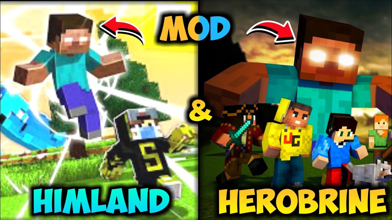 #1 Herobrine mod like Himland & Herobrine smp download for Minecraft pocket edition & bedrock edition Mới Nhất