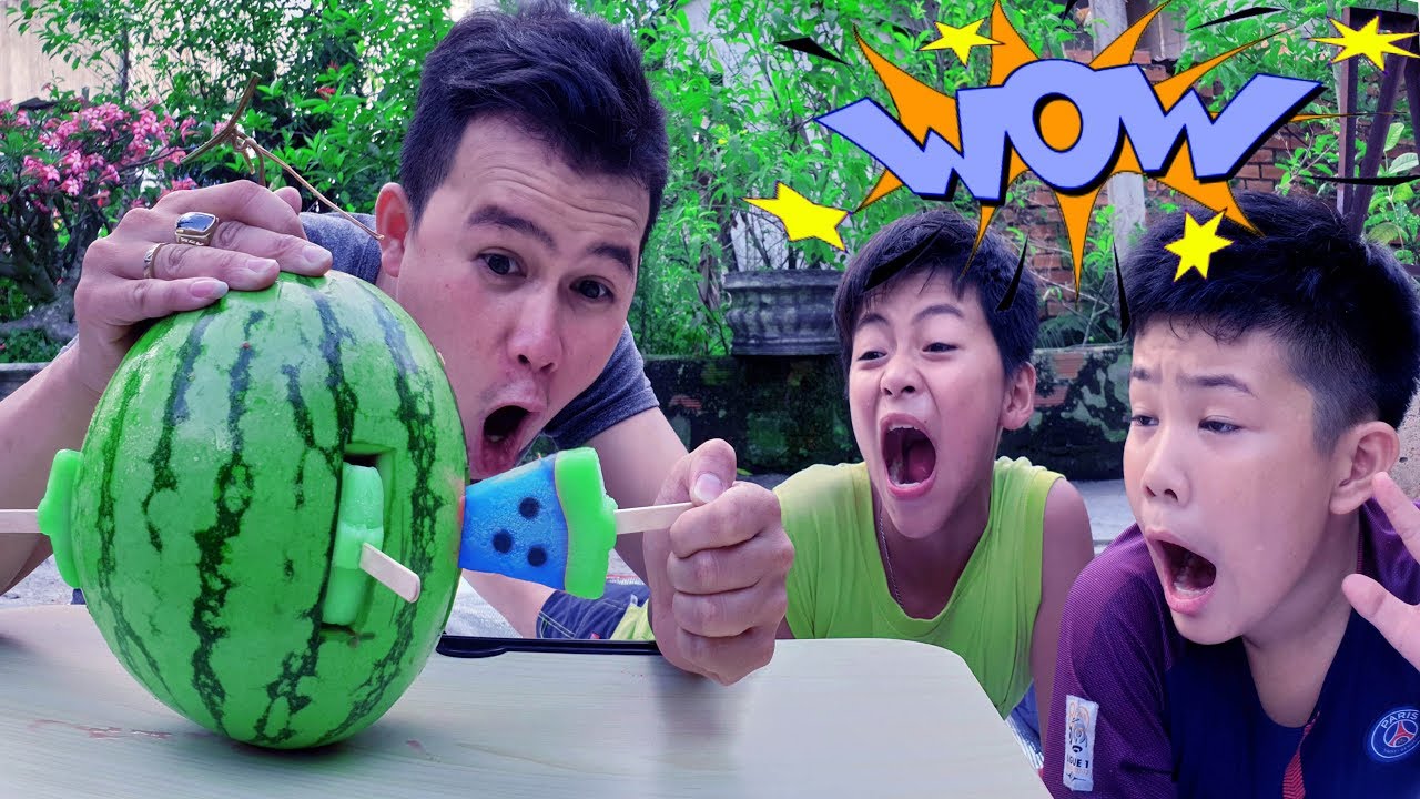 #1 Dưa Hấu Biến ❤ ChiChi Family ❤ Đồ Chơi Watermelon Fun Mới Nhất