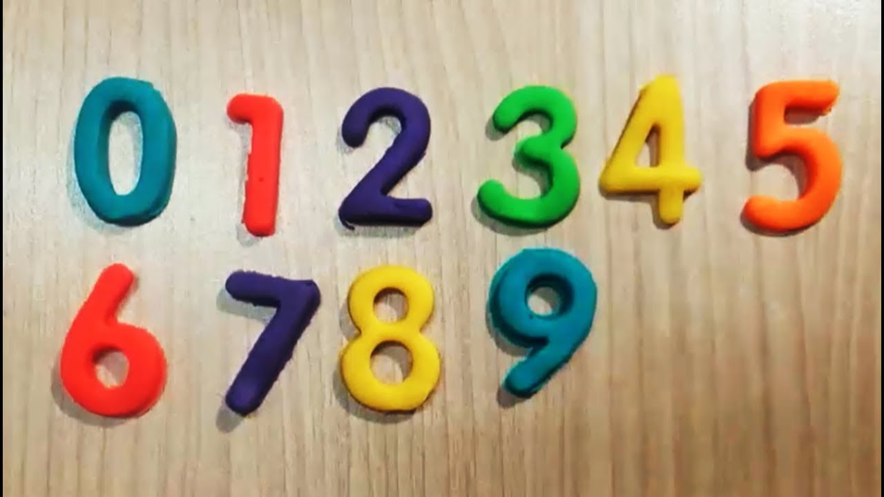 #1 Dạy bé học đếm số tiếng việt từ 0-9 | Trò chơi đất sét nặn Play-doh | bé tập nhận biết màu sắc Mới Nhất