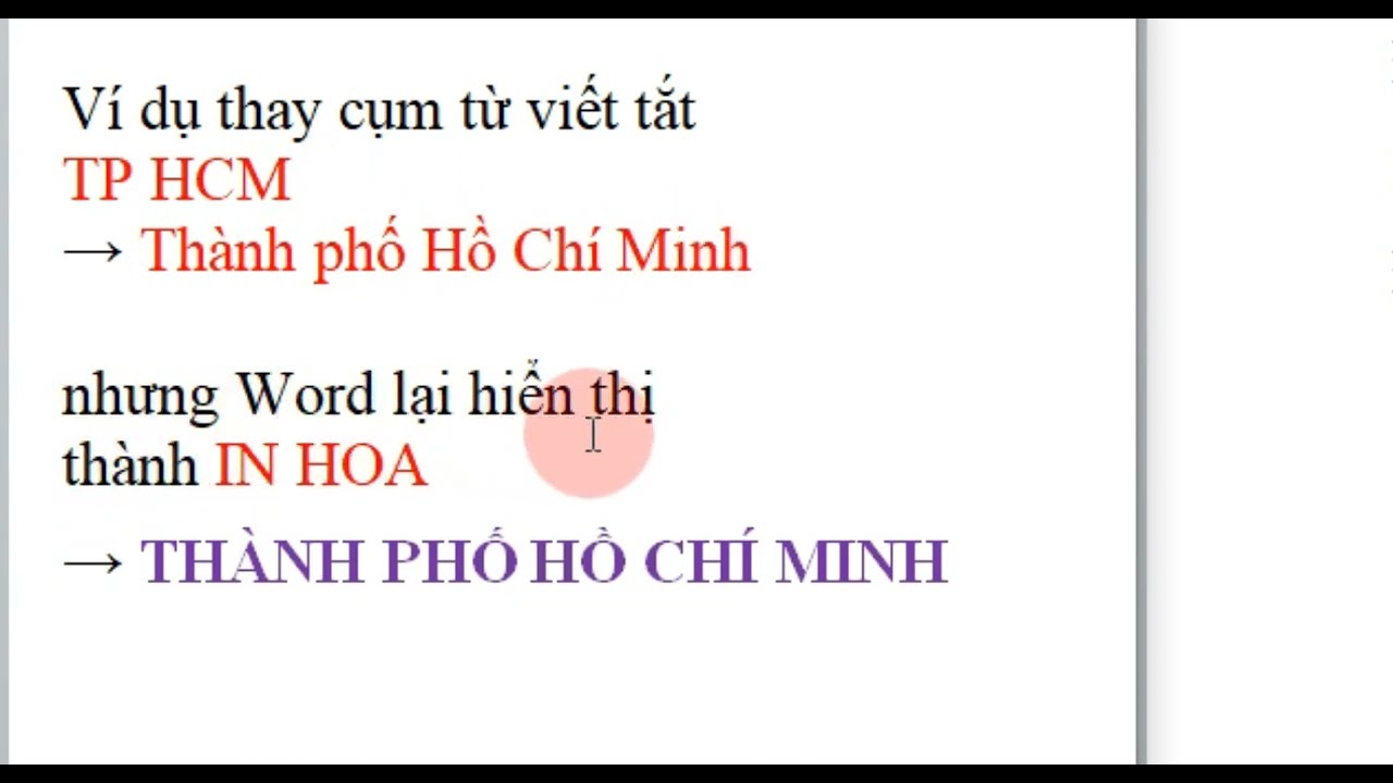 #1 Hướng dẫn Sửa lỗi chữ bị IN HOA khi thực hiện Tìm kiếm và Thay thế (Find and Replace) trong Word Mới Nhất