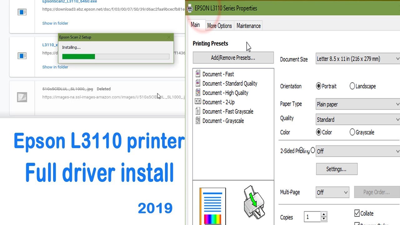 #1 How to install Driver of Epson L3110 printer in Hindi step by step |Scanner driver install 2021 Mới Nhất