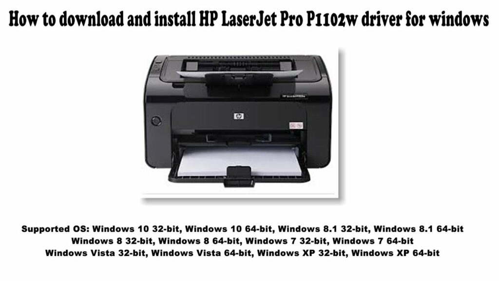 laserjet pro p1102w driver