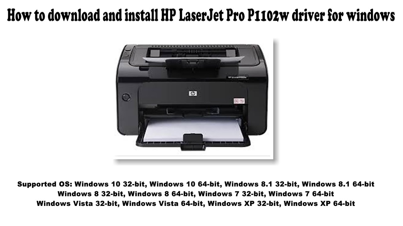 laserjet professional p1102w driver