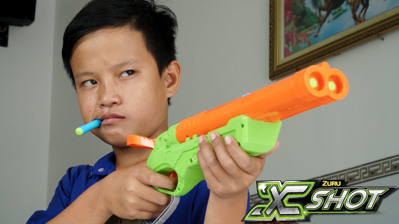 #1 NERF VS XSHOT BATTLE Mới Nhất