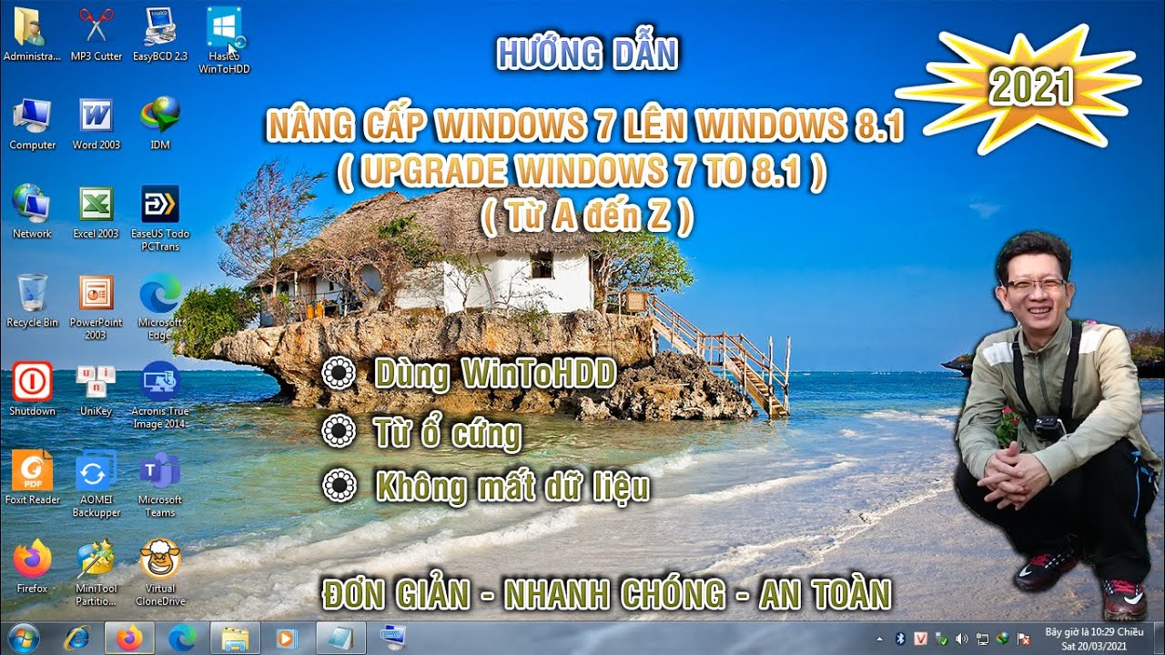 #1 Cách nâng cấp Windows 7 lên Windows 8.1 bằng WinToHDD | Upgrade Windows 7 to 8.1 with WinToHDD Mới Nhất