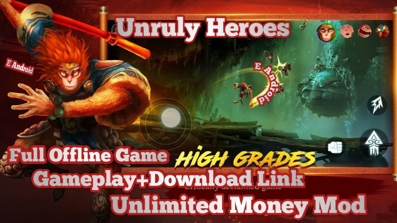 #1 Unruly Heroes (Mod Apk)  Gameplay+Download Link E Android Mới Nhất