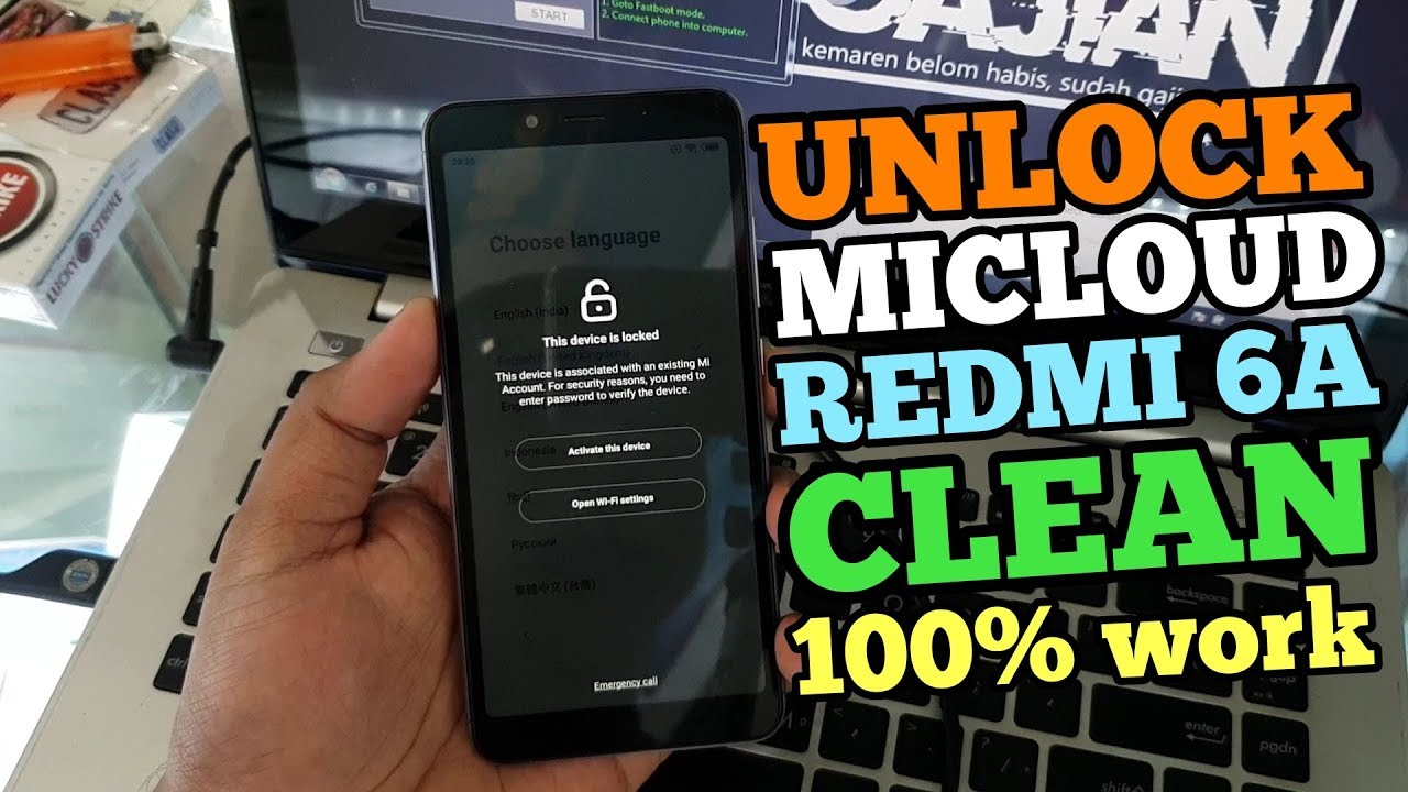 #1 Unlock Micloud Redmi 6a Clean All Fix All No Bug Free 100% Work Mới Nhất