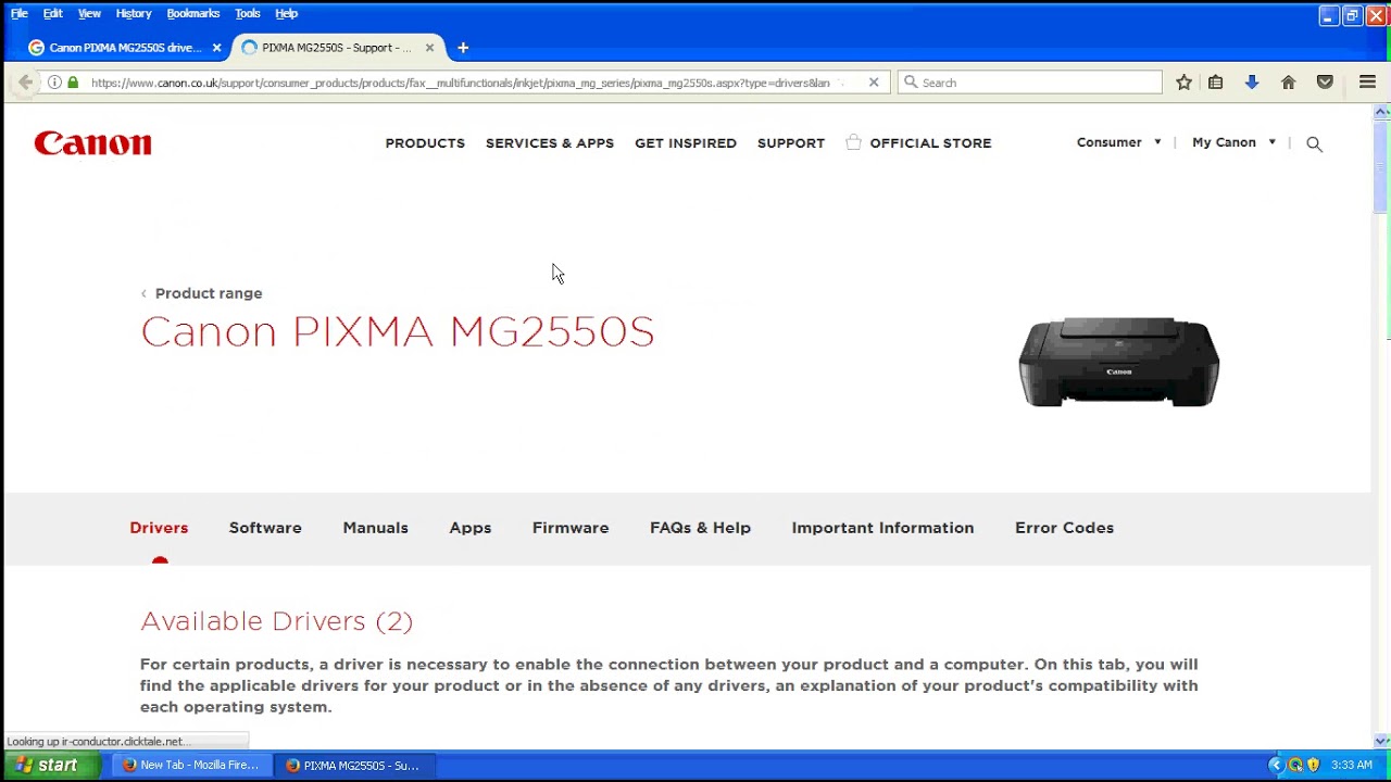 #1 Canon Pixma MG2550, Printer Driver Download Mới Nhất