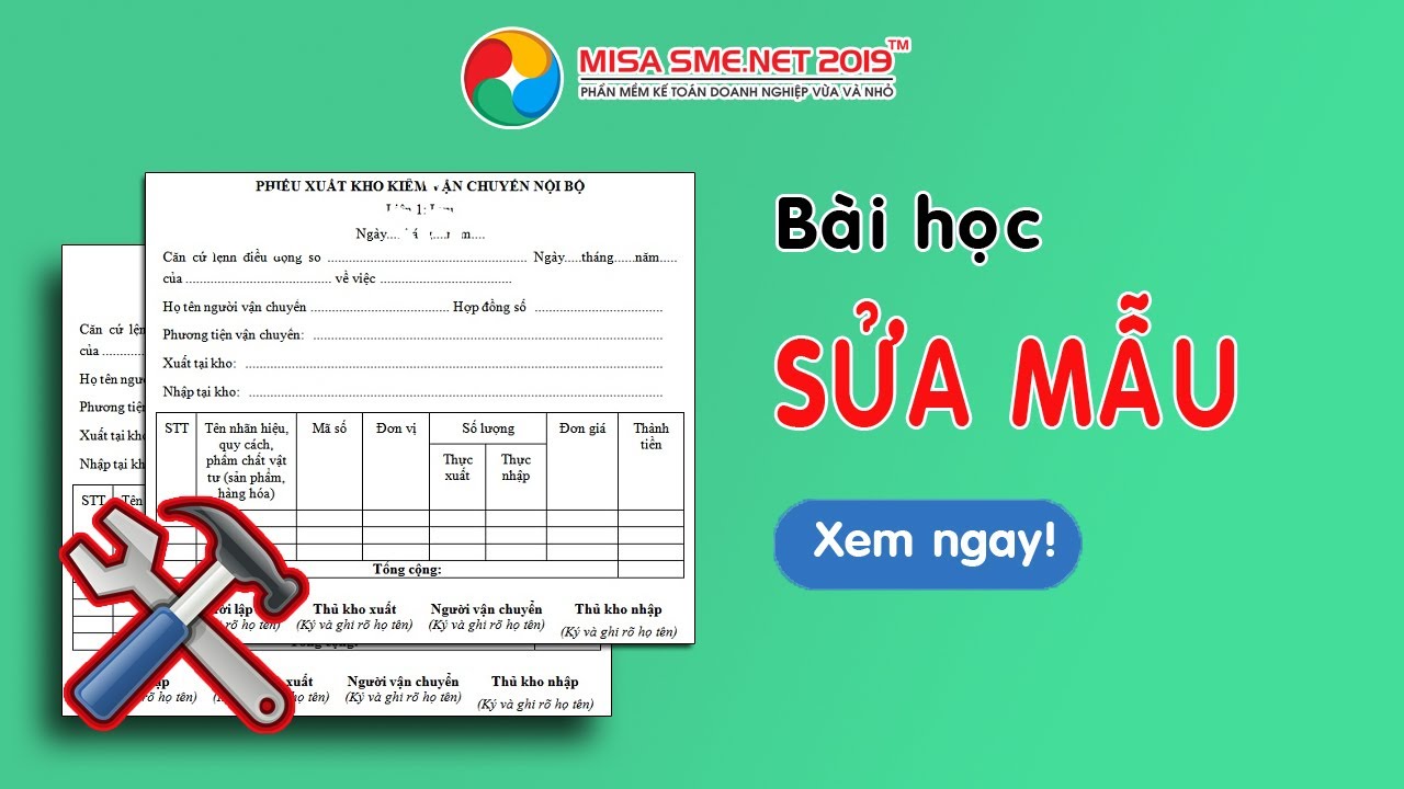 #1 Sửa mẫu chứng từ MISA!  không bao giờ là khó trên MISA SME.NET | Học MISA Online Mới Nhất