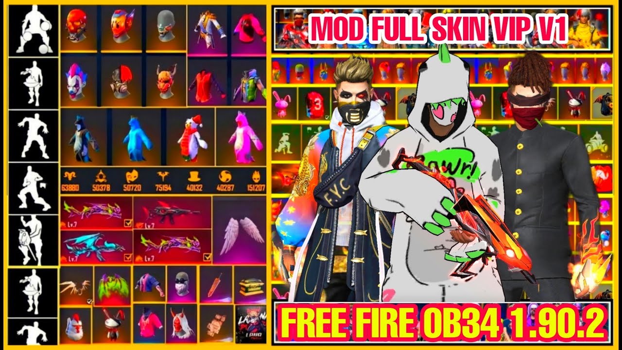 #1 ANDROID❗ HƯỚNG DẪN MOD FULL SKIN VIP FREE FIRE OB34 VIP V1❗ MOD FULL SKIN SÚNG❗ MOD SKIN QUẦN ÁO. Mới Nhất