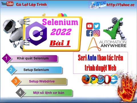 #1 1.  [Selenium C# 2022] Cài đặt selenium trên VS 2022 Seri Auto trình duyệt – Auto reg acc Mới Nhất