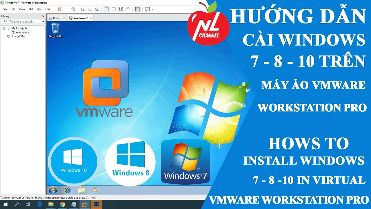 #1 Cách cài Windows 7/ 8/10 trên máy ảo VMware Workstation Pro mới nhất | Namloanchannel Mới Nhất