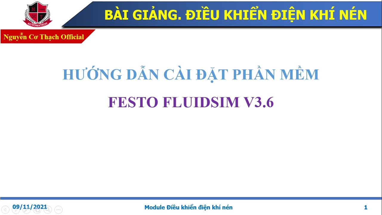 #1 Hướng dẫn cài đặt phần mềm Festo Fluidsim V3.6 Mới Nhất