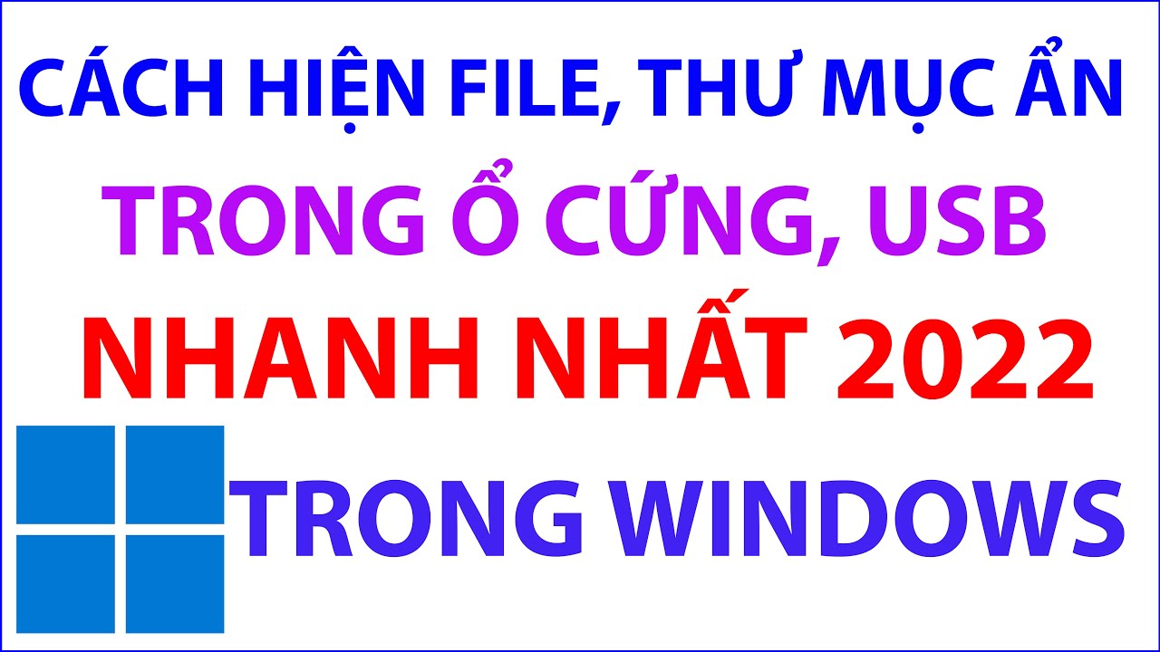 #1 Cách hiện file ẩn, folder bị ẩn win 10| Mở file ẩn trong usb, ổ cứng nhanh nhất 2022| VIETHT TV Mới Nhất