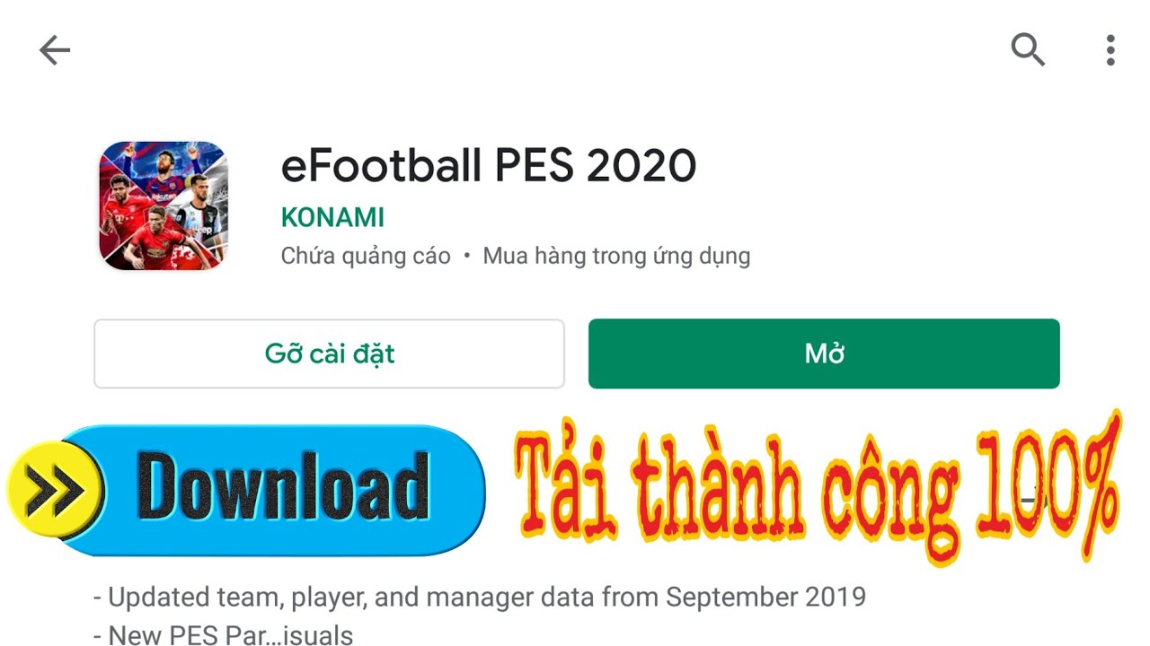 #1 Hướng dẫn tải game Efootball Pes Mobile 2020 | How to download Efootball Pes Mobile 2020 [ Android ] Mới Nhất