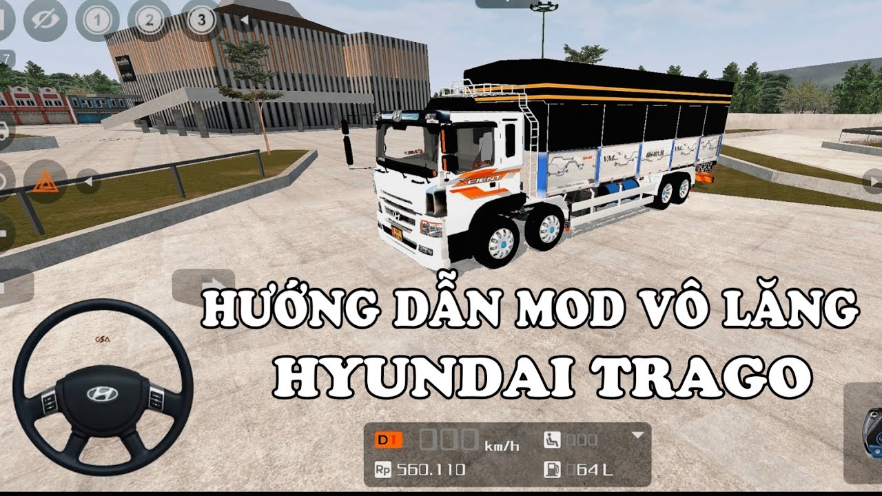 #1 Hướng Dẫn Mod Vô Lăng Hyundai Trago Bus Simulator Indonesia Mới Nhất