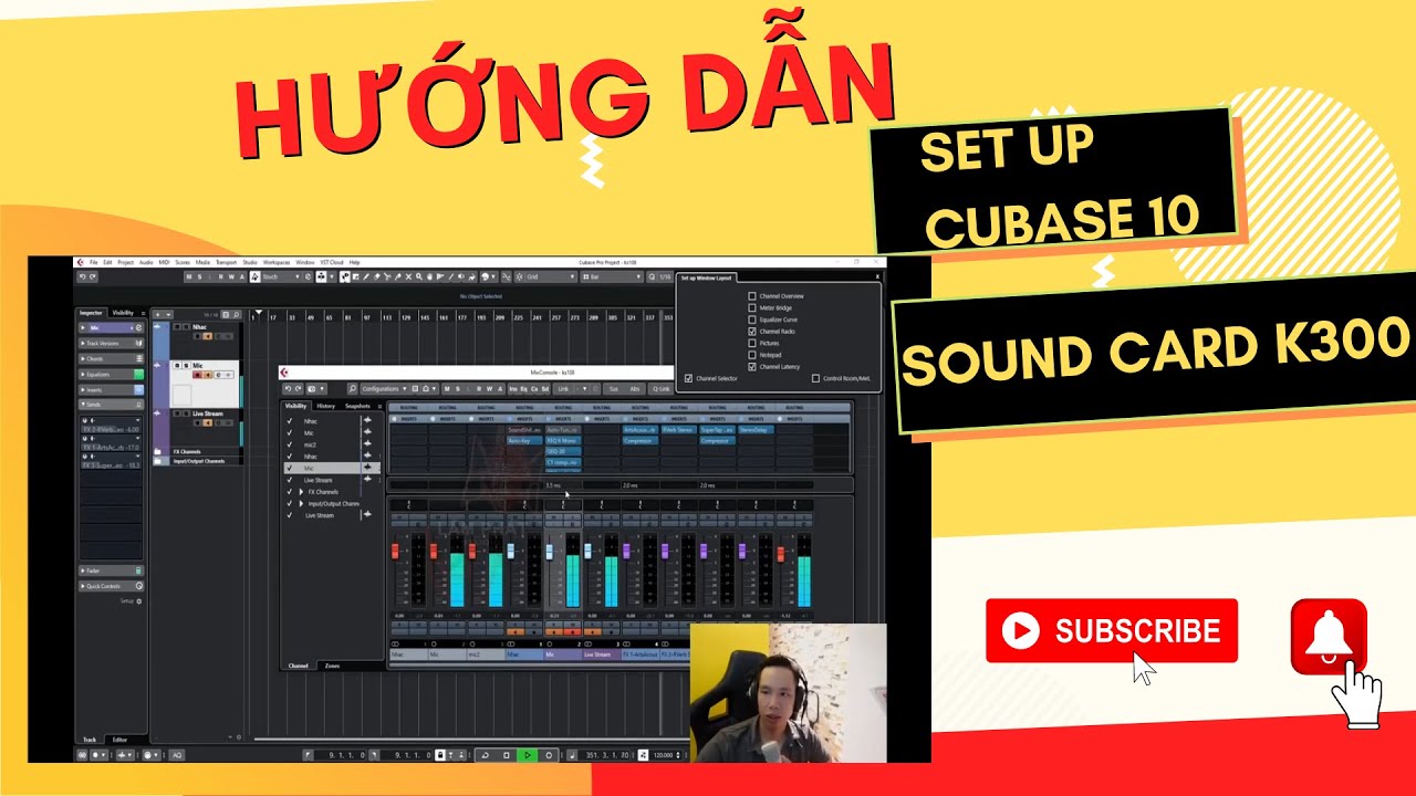 #1 LPS 🎧 HƯỚNG DẪN CÀI ĐẶT PHẦN MỀM CUBASE CHO SOUND CARD K300  – Lâm Phát Studio 090.110.9919 Mới Nhất