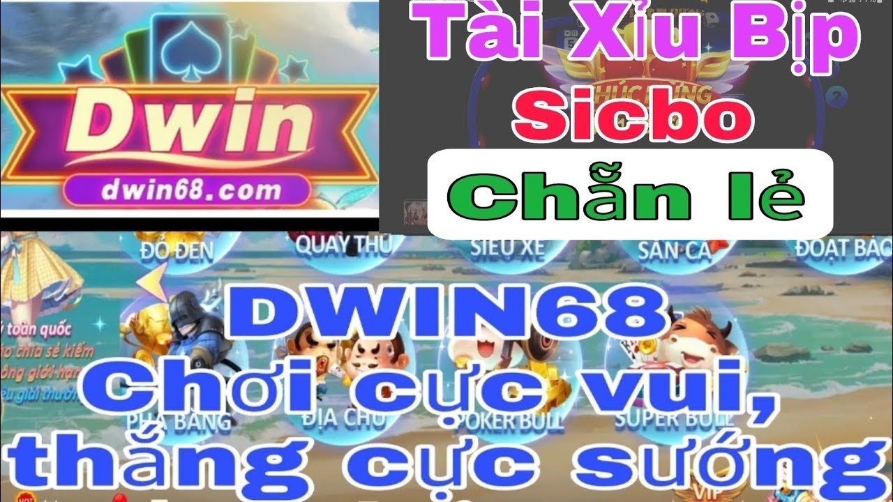 #1 SicBo Trên dưới DWIN68 | Game kiếm tiền quá nhanh quá nguy hiểm Mới Nhất