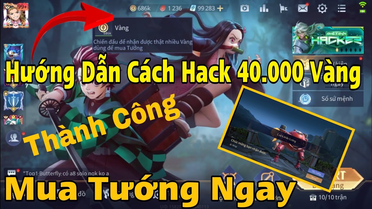 #1 Liên Quân | Hướng Dẫn Cách Hack 40.000 Vàng Hoàn Toàn Miễn Phí Mới Nhất Mùa 23 | Thoải Mái Mua Tướng Mới Nhất